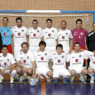 Formación de la selección de León que goleó a la de Valladolid.