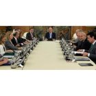 Reunión del Consejo de Ministro presidido excepcionalmente por el rey.