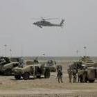 Tropas estadounidenses patrullan cerca de la frontera entre Irán e Irak, en una imagen de archivo