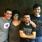 Los integrantes de la banda Pure.
