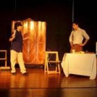 Un momento de la obra «Aquí no paga nadie» representada ayer