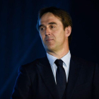 Lopetegui, en la conferencia de prensa en la que anunció la lista de 23 jugadores para Rusia.