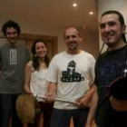 Los miembros de Sog, grupo leonés de música folk