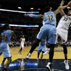 Marc Gasol anotó los dos puntos que dieron la victoria a sus Grizzlies.