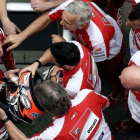 Toda Ducati ha felicitado hoy a Andrea Dovizioso por su 'pole' en el corralito de Sepang.
