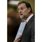 Mariano Rajoy presenta su plan anticrisis durante la intervención