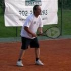 Uno de los participantes en el torneo de veteranos