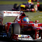 Alonso en acción durante el Gran Premio de Australia.