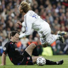 Guti se perderá el partido de mañana frente al Olympique de Lyon.