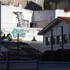ampliación de la calle bilbao mediante el derribo de un edificio en las inmediaciones de la estación de feve