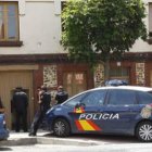 Un momento de la operación policial.