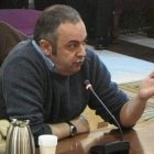 El presidente de la ARMH, el leonés Emilio Silva, en su declaración en el juicio a Garzón.