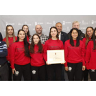 Recibimiento al Bembibre HC en el Consejo Comarcal por el subtítulo de Copa. L. DE LA MATA