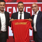 Presentación de Luis Enrique como nuevo entrenador de la selección española de fútbol.