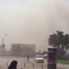 Hundimiento de un edificio en Tel Aviv.