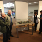 Acto de inauguración de la exposición. L. DE LA MATA