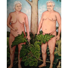 La pintura de Mújica y su esposa desnudos.