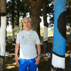 José Luis Rodríguez Tamargo, en el bosque animado de la Venta de la Tuerta.