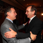 Alfredo Prada y José Antonio Alonso, el pasado jueves, en la presentación de DIARIO DE LEÓN.