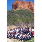 Los alumnos del San José Agustinas en el paraje de Las Médulas