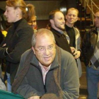 Carlos Pollán en un acto del Ademar junto a Juan Arias