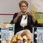 María Jesús Soto, durante la presentación del libro. RAMIRO