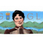 Rosalía de Castro, el 'doodle' del día de Google.