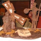 El Sica tiene expuestas algunas esculturas realizadas con chocolate