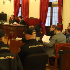 Aspecto de la sala de vistas al inicio de la sesión de ayer jueves. DL