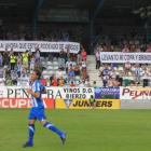 El público agradeció a Óscar de Paula sus cuatro años en el club, convirtiéndose en un referente.