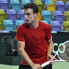 Roberto Bautista se entrena en la pista de Fráncfort.