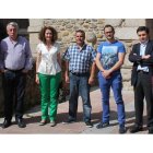 Merayo, con los representantes de las cofradías.