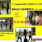 Cartel del torneo que se celebra hoy en el Estadio Hispánico