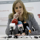 La exdiputada de IU Tania Sánchez, el pasado marzo.