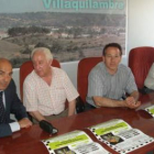 Calvete, Galard, Viñuela y García presentaron ayer el torneo.