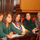 Nuria Lesmes, en una imagen tomada en un Pleno del Ayuntamiento.