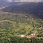 Imagen de una de las prospecciones aéreas realizada en la ribera del Torío