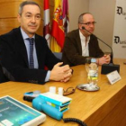 Serafín de Abajo Olea y José Antonio Pérez de Abajo, ayer en el Club de Prensa.