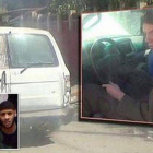 El australiano Jack Bilardi en la furgoneta cargada con explosivos con la que presuntamente cometió un atentado suicida en Irak.