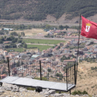 El nuevo mirador de Monteciello con vistas a Cistierna. CAMPOS