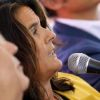 Conchita Martínez, en la rueda de prensa en la que anunció el equipo de la Davis para jugar ante la India.