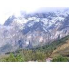 Los Picos de Europa presentaban ayer esta vista desde el Valle de Valdeón