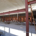 Interior de las obras del Conservatorio de León en San Mamés. MARCIANO PÉREZ
