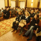 Participantes en la recepción de los administrativos de las universidades españolas