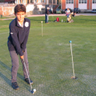 El joven jugador berciano Pablo Calvete.