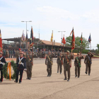 Homenaje a los caídos celebrado con motivo del 2 de mayo en la base de Ferral. DL