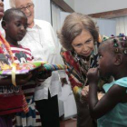 Fotogalería de la visita de la reina Sofía a Mozambique