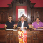 Javier Rodríguez, Nicanor Sen y Javier Arias.
