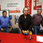 El responsable de Transporte de CC.OO., Antonio López, en el centro