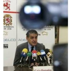 Manzano realizó su última comparencia en la sala de prensa del Palacio